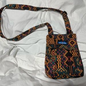 KAVU Multicolor Geometric Crossbody Bag